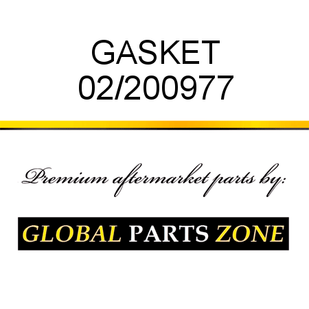 GASKET 02/200977