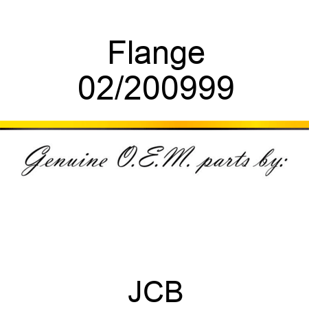 Flange 02/200999