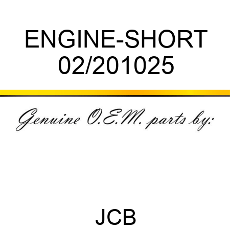 ENGINE-SHORT 02/201025