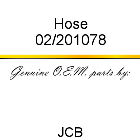 Hose 02/201078