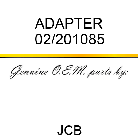 ADAPTER 02/201085