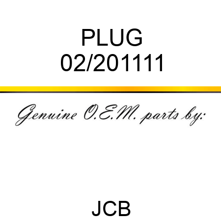 PLUG 02/201111