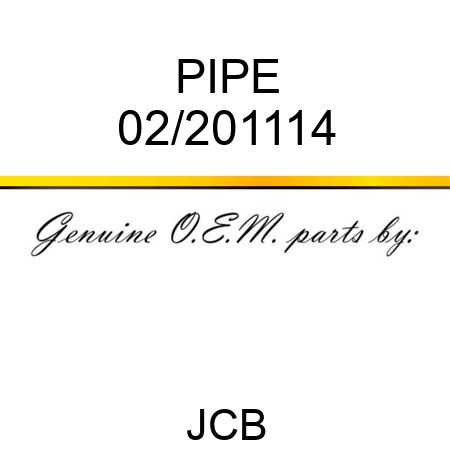 PIPE 02/201114