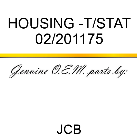 HOUSING -T/STAT 02/201175