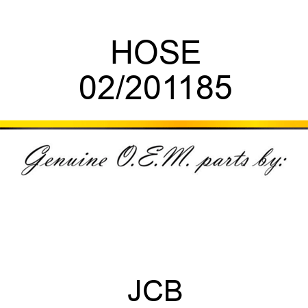 HOSE 02/201185