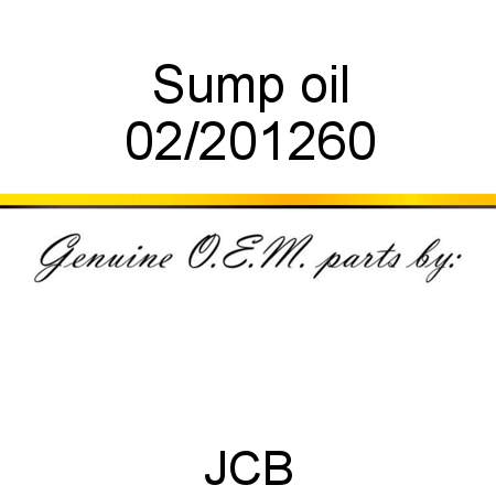 Sump, oil 02/201260