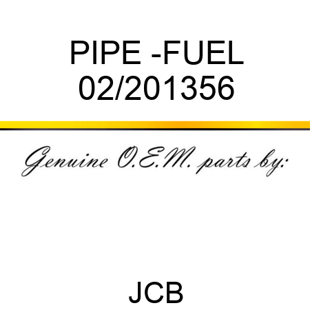 PIPE -FUEL 02/201356