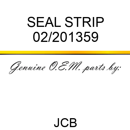 SEAL STRIP 02/201359