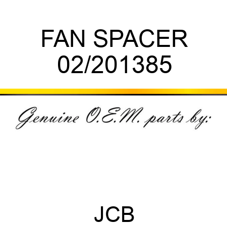 FAN SPACER 02/201385