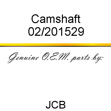 Camshaft 02/201529