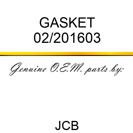 GASKET 02/201603