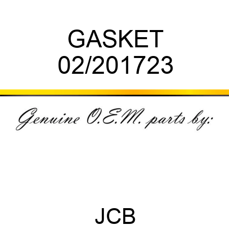 GASKET 02/201723