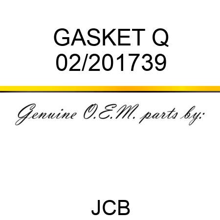 GASKET Q 02/201739