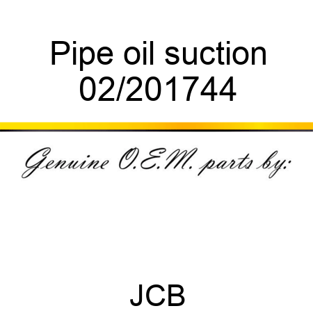 Pipe oil suction 02/201744