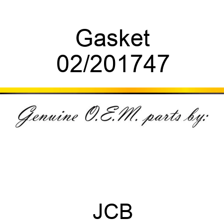 Gasket 02/201747