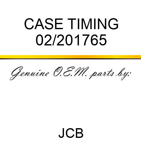 CASE TIMING 02/201765