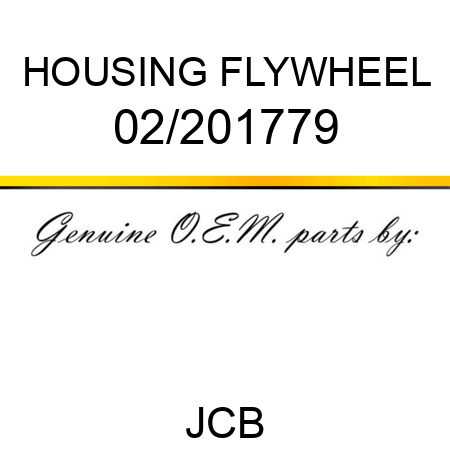 HOUSING FLYWHEEL 02/201779