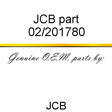 JCB part 02/201780