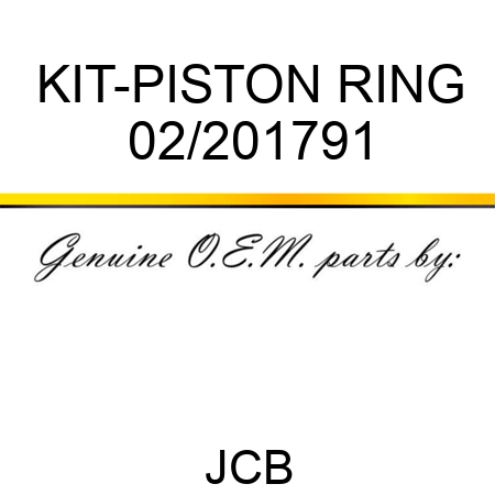 KIT-PISTON RING 02/201791