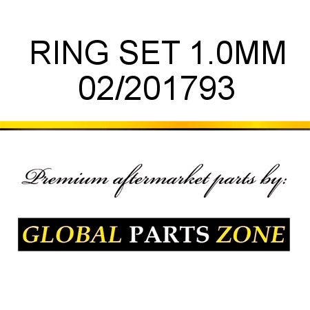 RING SET 1.0MM 02/201793