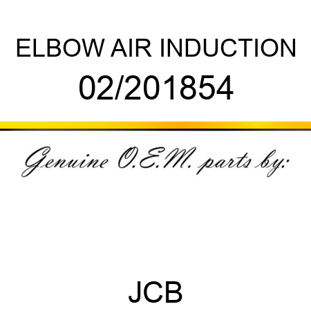 ELBOW AIR INDUCTION 02/201854