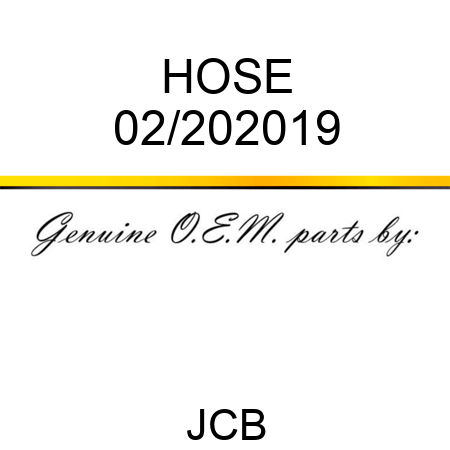 HOSE 02/202019