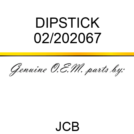 DIPSTICK 02/202067