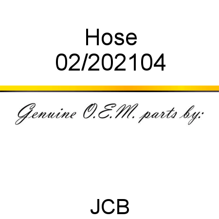 Hose 02/202104