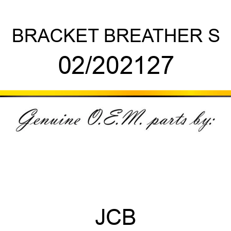 BRACKET BREATHER S 02/202127