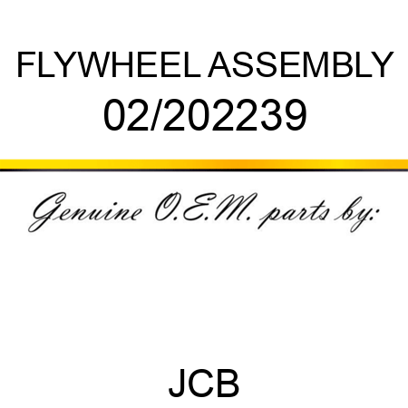 FLYWHEEL ASSEMBLY 02/202239