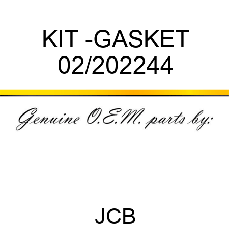 KIT -GASKET 02/202244