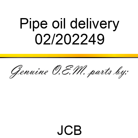 Pipe oil delivery 02/202249