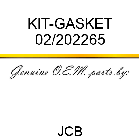 KIT-GASKET 02/202265