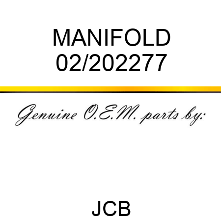 MANIFOLD 02/202277