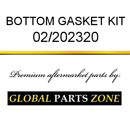 BOTTOM GASKET KIT 02/202320