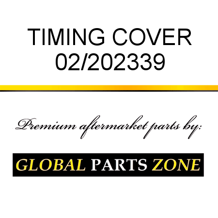 TIMING COVER 02/202339