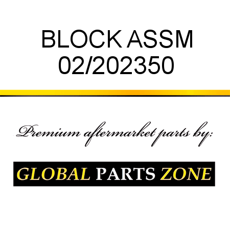 BLOCK ASSM 02/202350