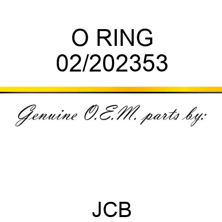 O RING 02/202353