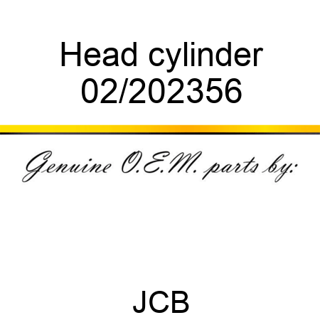 Head cylinder 02/202356