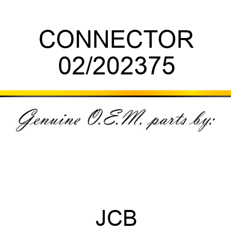 CONNECTOR 02/202375