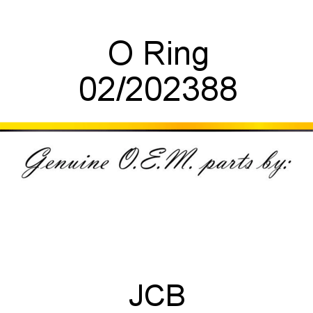 O Ring 02/202388