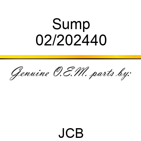 Sump 02/202440