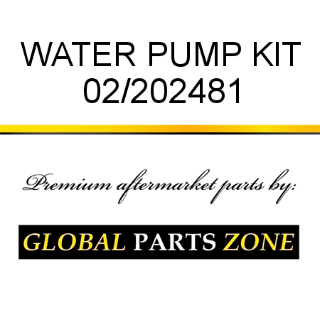 WATER PUMP KIT 02/202481