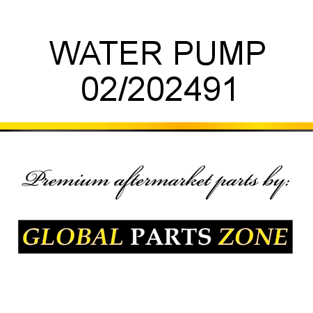 WATER PUMP 02/202491