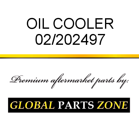 OIL COOLER 02/202497