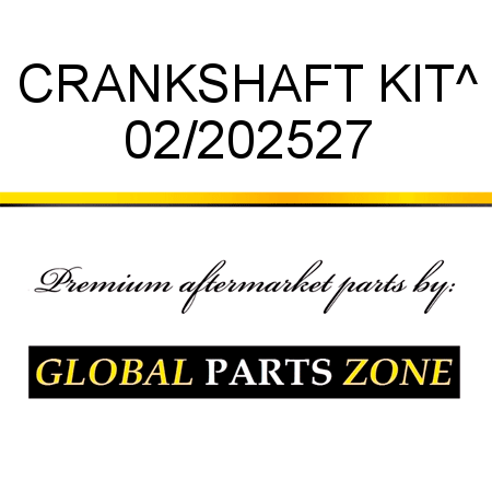 CRANKSHAFT KIT^ 02/202527