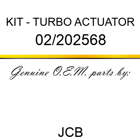 KIT - TURBO ACTUATOR 02/202568