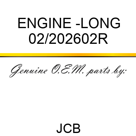 ENGINE -LONG 02/202602R