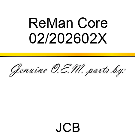 ReMan Core 02/202602X