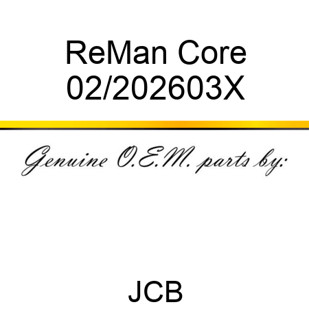 ReMan Core 02/202603X